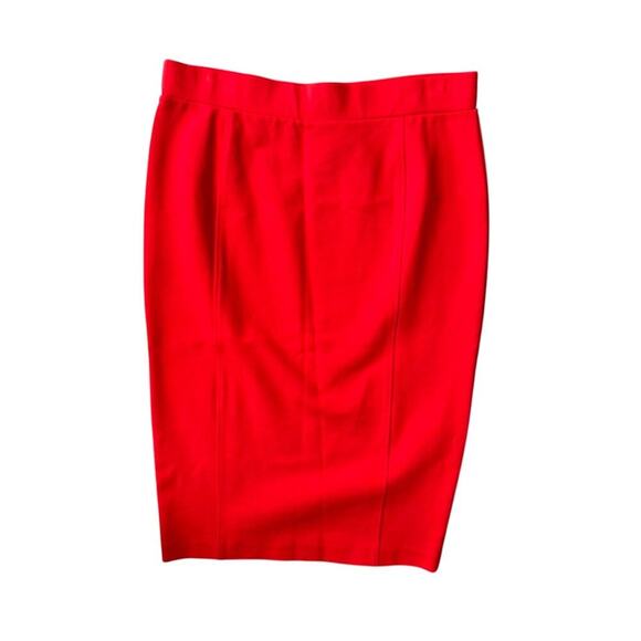 NWOTY Mario Serrani Red Knit Skirt Made in Italy - Picture 2 of 5